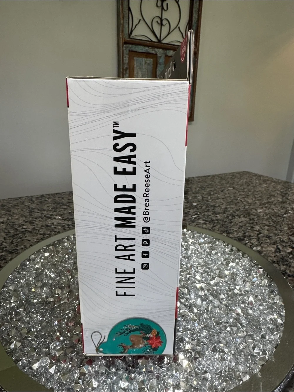 Holiday Ornament Kit — Red and Teal Ornament Craft Set